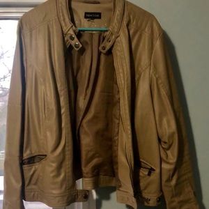 Fair condition women’s faux leather XL jacket
